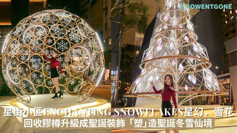 星街小區呈獻【Enchanting Snowflakes星幻．雪花】|回收膠樽升級成聖誕裝飾，「塑」造聖誕冬雪仙境！
